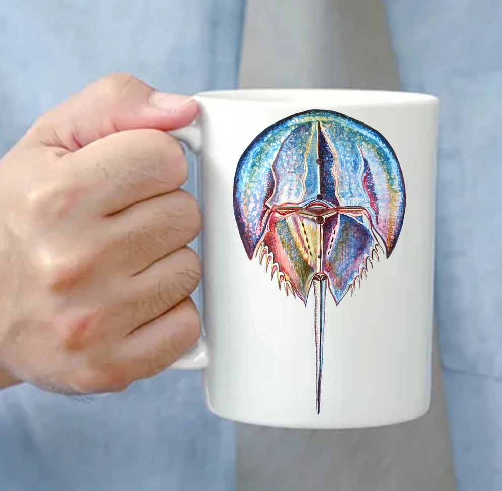 The Ship’s Hold Watercolor Artwork 15oz Ceramic Mug - Image 45