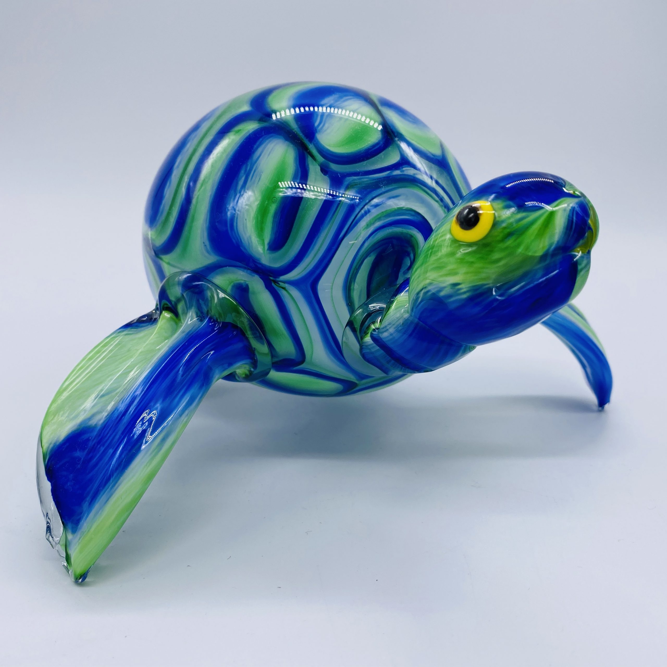 Turtle Glass Sculpture – Beaufort River Glass